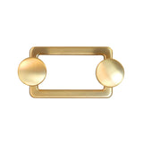 Caja con 25 piezas de Perchero de Zinc 2 Botones 2153 Dorado