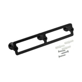 Caja con 10 piezas de Perchero de Zinc 3 Botones 2153 Negro Mate