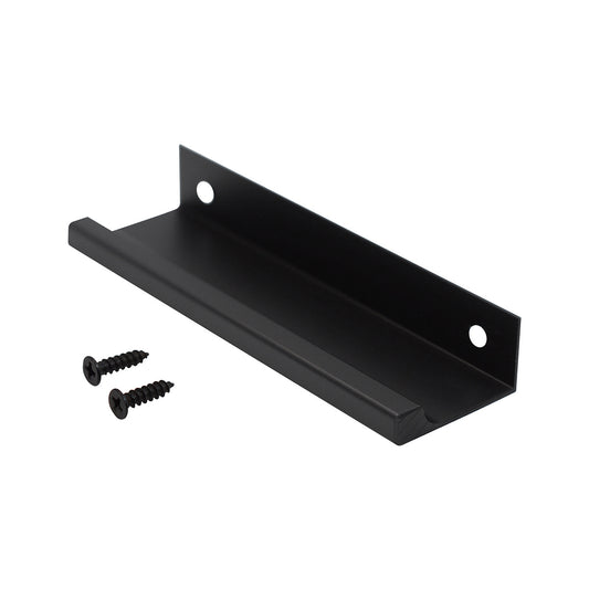 Caja con 25 piezas de Jaladera de Aluminio 120 Negro Mate