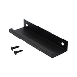 Caja con 25 piezas de Jaladera de Aluminio 120 Negro Mate