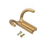 Caja con 25 piezas de Perchero de Aleación de Zinc S-6291 Dorado Perla