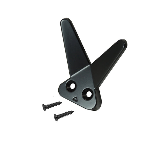 Caja con 25 piezas de Perchero de Aleación de Zinc S-6292 Negro Mate