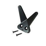 Caja con 25 piezas de Perchero de Aleación de Zinc S-6292 Negro Mate