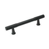 Caja con 25 piezas de Jaladera de Aluminio 96 Negro
