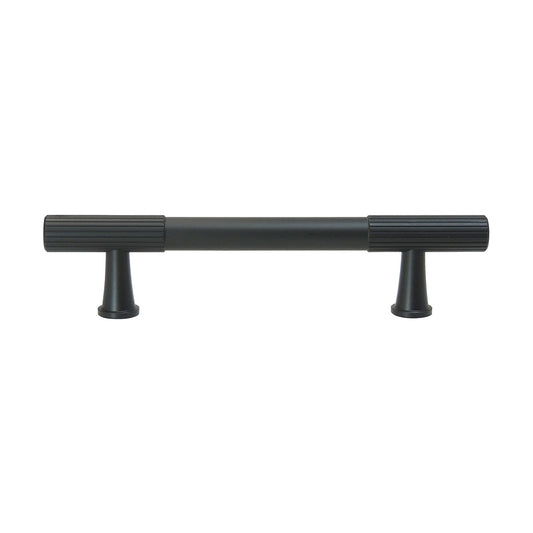 Caja con 25 piezas de Jaladera de Aluminio 96 Negro