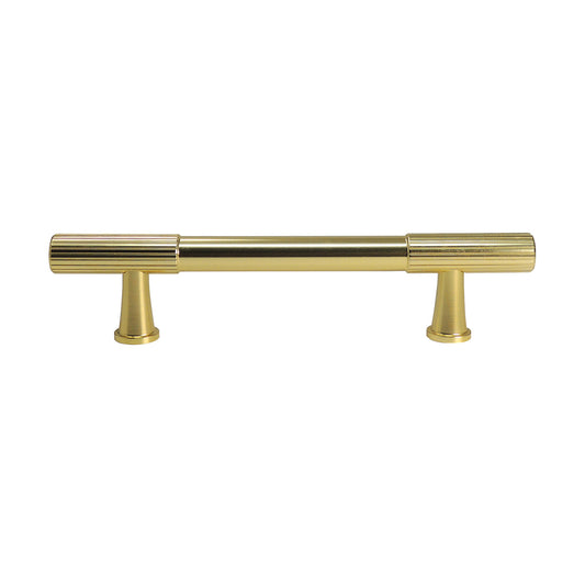 Caja con 25 piezas de Jaladera de Aluminio 96 Dorado