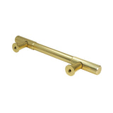 Caja con 25 piezas de Jaladera de Aluminio 96 Dorado