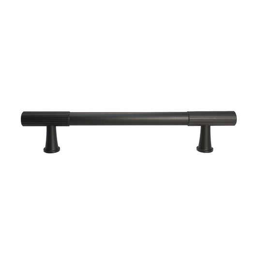 Caja con 25 piezas de Jaladera de Aluminio 128 Negro