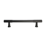 Caja con 25 piezas de Jaladera de Aluminio 128 Negro