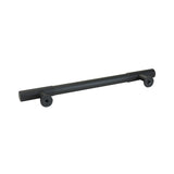 Caja con 25 piezas de Jaladera de Aluminio 128 Negro