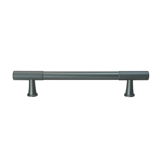 Caja con 25 piezas de Jaladera de Aluminio 128 Gris