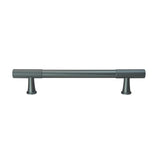 Caja con 25 piezas de Jaladera de Aluminio 128 Gris