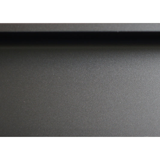 Caja con 20 piezas de Perfil Gola de Aluminio Tipo "L" S-8019 Negro Mate