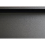 Caja con 20 piezas de Perfil Gola de Aluminio Tipo "L" S-8019 Negro Mate