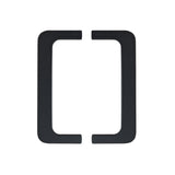 Caja con 20 piezas de Tapa de Aluminio para Perfil Gola Tipo "C" 8020-L Negro Mate