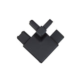 Caja con 20 piezas de Gola Esquinero "L" Exterior de Zinc S-8026-1 Negro Mate