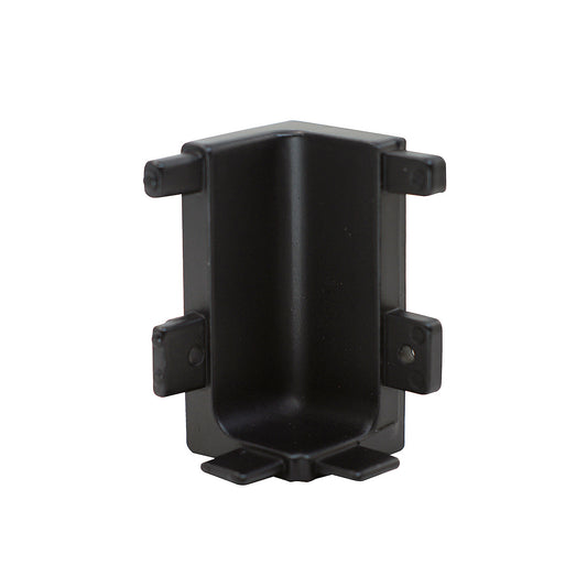 Caja con 20 piezas de Gola Esquinero "L" Interior de Zinc S-8026-2 Negro Mate