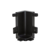 Caja con 20 piezas de Gola Esquinero "L" Interior de Zinc S-8026-2 Negro Mate