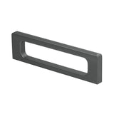 Caja con 25 piezas de Jaladera de Aleación de Aluminio 96 Gris Hierro Mate