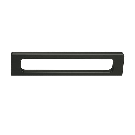 Caja con 25 piezas de Jaladera de Aleación de Aluminio 128 Negro Mate