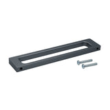 Caja con 25 piezas de Jaladera de Aleación de Aluminio 128 Gris Hierro Mate