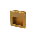 Caja con 25 piezas de Jaladera de Aluminio 45 Dorado