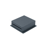 Caja con 25 piezas de Jaladera de Aluminio 45 Gris
