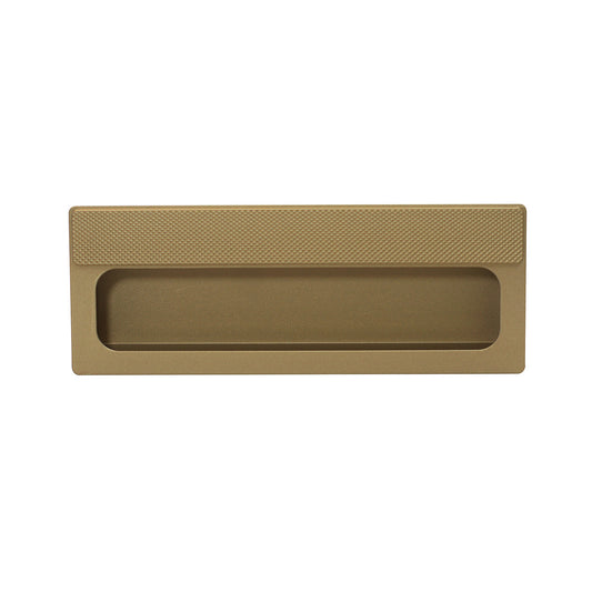 Caja con 25 piezas de Jaladera de Aluminio 120 Latón Antiguo Cepillado