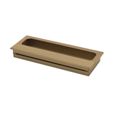 Caja con 25 piezas de Jaladera de Aluminio 120 Latón Antiguo Cepillado
