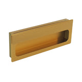 Caja con 25 piezas de Jaladera de Aluminio 120 Dorado