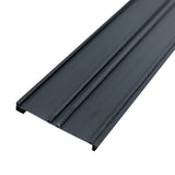 Caja con 20 piezas de Zoclo de Aluminio 10mm x 3000mm S-8348 Negro Mate