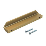 Caja con 25 piezas de Jaladera de Aluminio 96 Latón Antiguo Cepillado