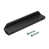 Caja con 25 piezas de Jaladera de Aluminio 96 Negro
