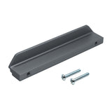 Caja con 25 piezas de Jaladera de Aluminio 96 Gris