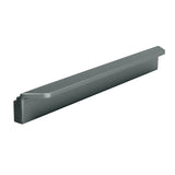 Caja con 25 piezas de Jaladera de Aluminio 128 Gris