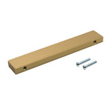 Caja con 25 piezas de Jaladera de Aluminio 96 Latón Antiguo Cepillado