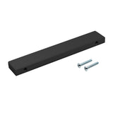 Caja con 25 piezas de Jaladera de Aluminio 96 Negro