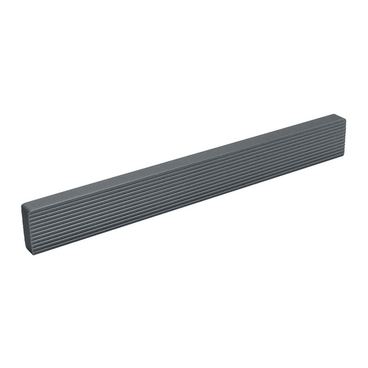 Caja con 25 piezas de Jaladera de Aluminio 128 Gris