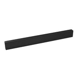 Caja con 25 piezas de Jaladera de Aluminio 160 Negro