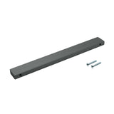 Caja con 25 piezas de Jaladera de Aluminio 160 Gris
