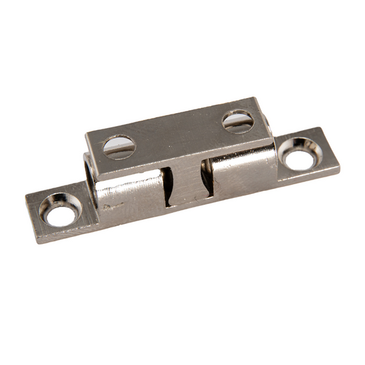 Caja con 100 piezas de Broche Doble Bala 40 mm Níquel