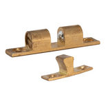 Caja con 100 piezas de Broche Doble Bala 40 mm Latón