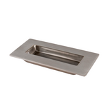 Caja con 10 piezas de Jaladera para embutir Aluminio Rectangular