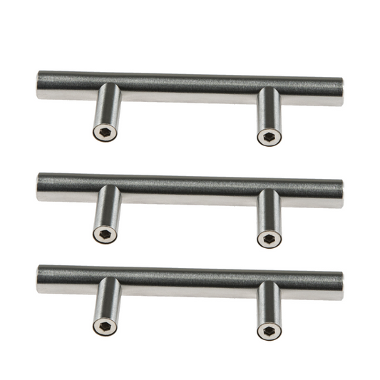 Caja con 50 piezas de Jaladera de Barra Hueca T116-H3