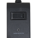 Tira multicontacto usb - negro