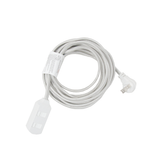 Extensión eléctrica de 4.6 metros con 3 contactos tipo cordón (gris)